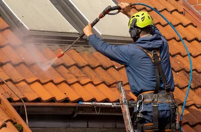 Démoussage et hydrofuge de toiture à Vignoc